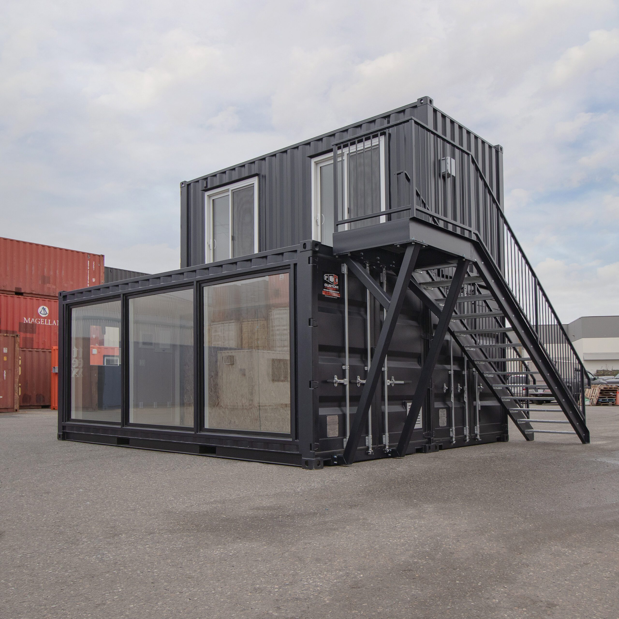 CONTAINER OFFICE BUILD-OUT – WAREHOUSE UPGRADE - Custom Cubes