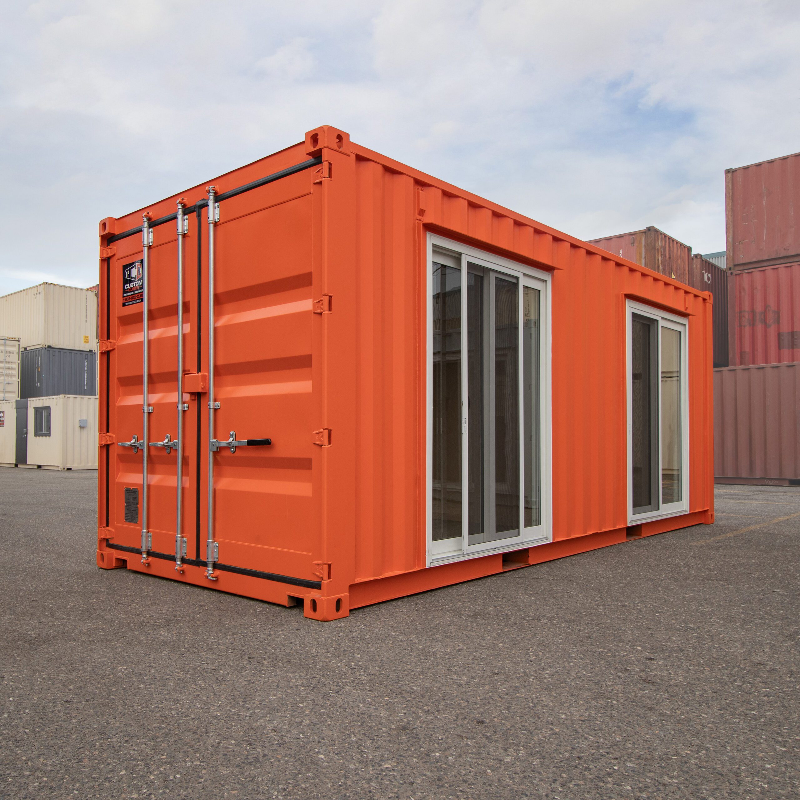 CONTAINER OFFICE BUILD-OUT – WAREHOUSE UPGRADE - Custom Cubes