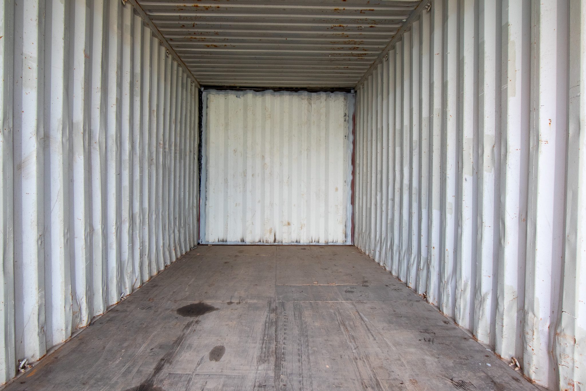 25′ Used Container – Painted Grey - Custom Cubes