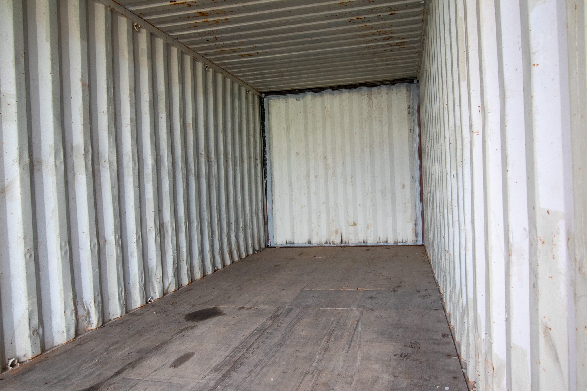 25′ Used Container – Painted Grey - Custom Cubes