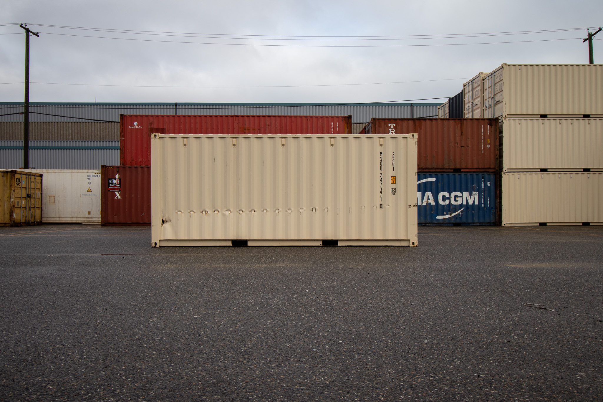 20’ New (1-trip) Side panel dents - Custom Cubes