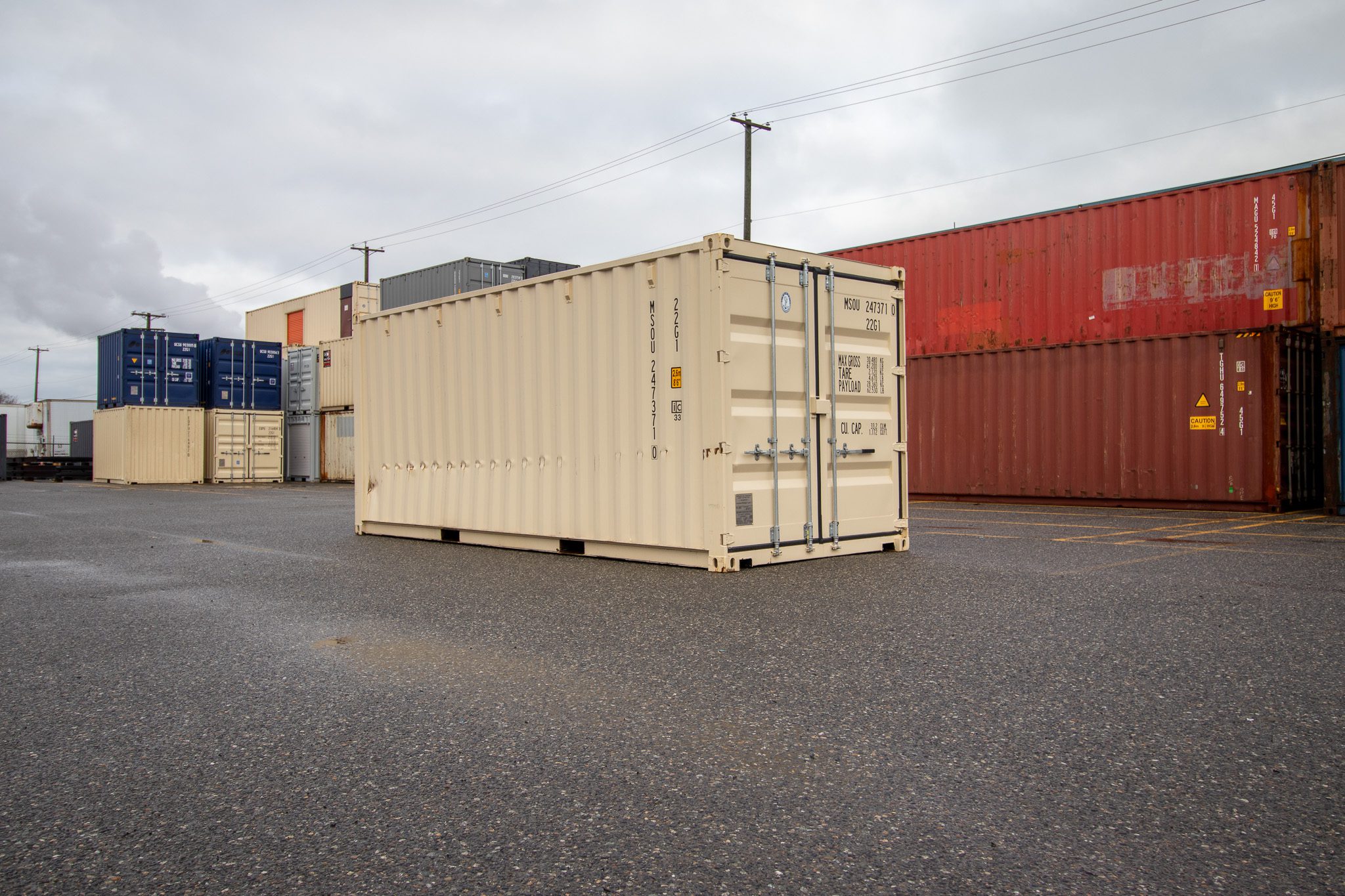 20’ New (1-trip) Side panel dents - Custom Cubes