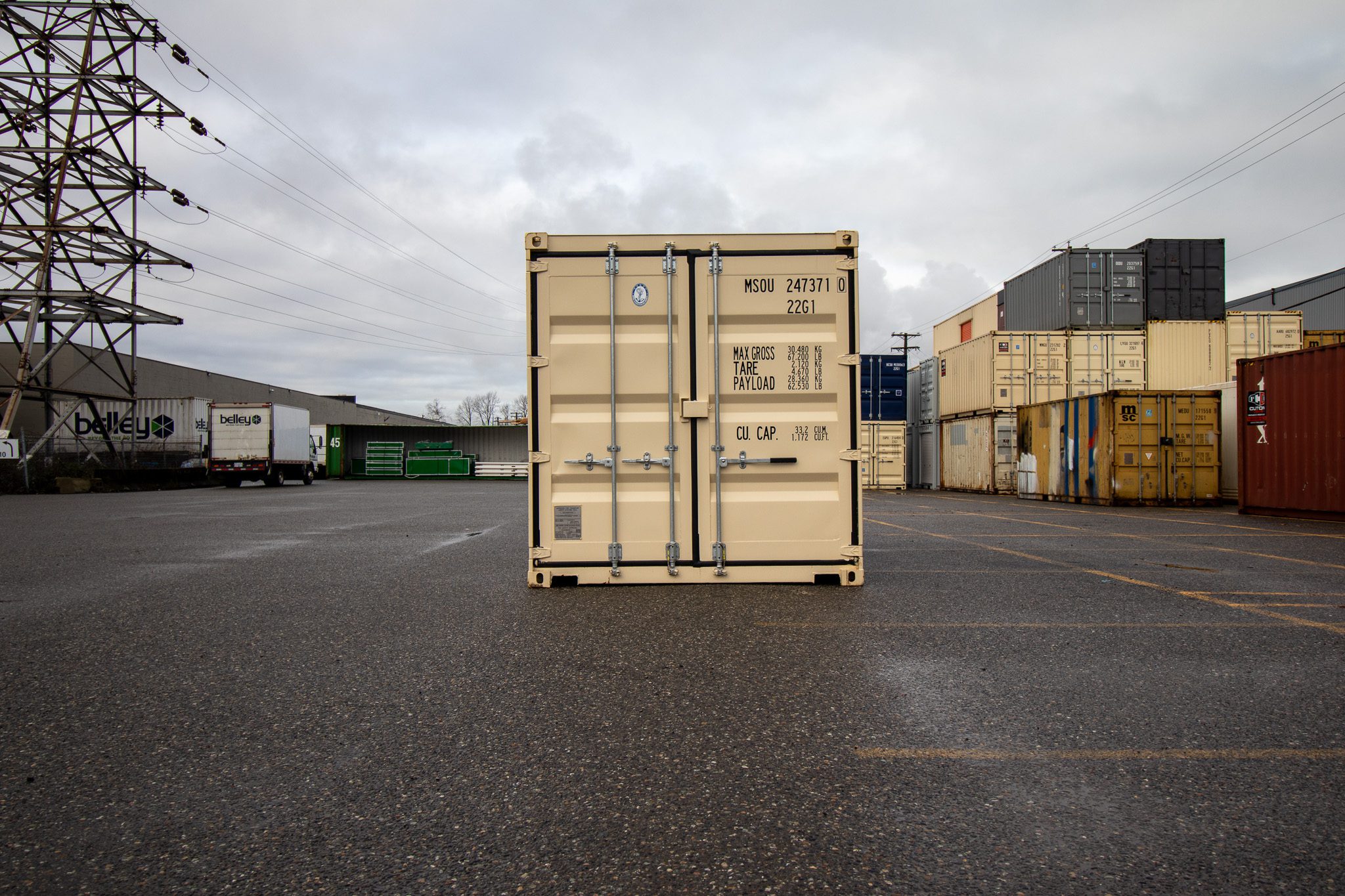 20’ New (1-trip) Side panel dents - Custom Cubes