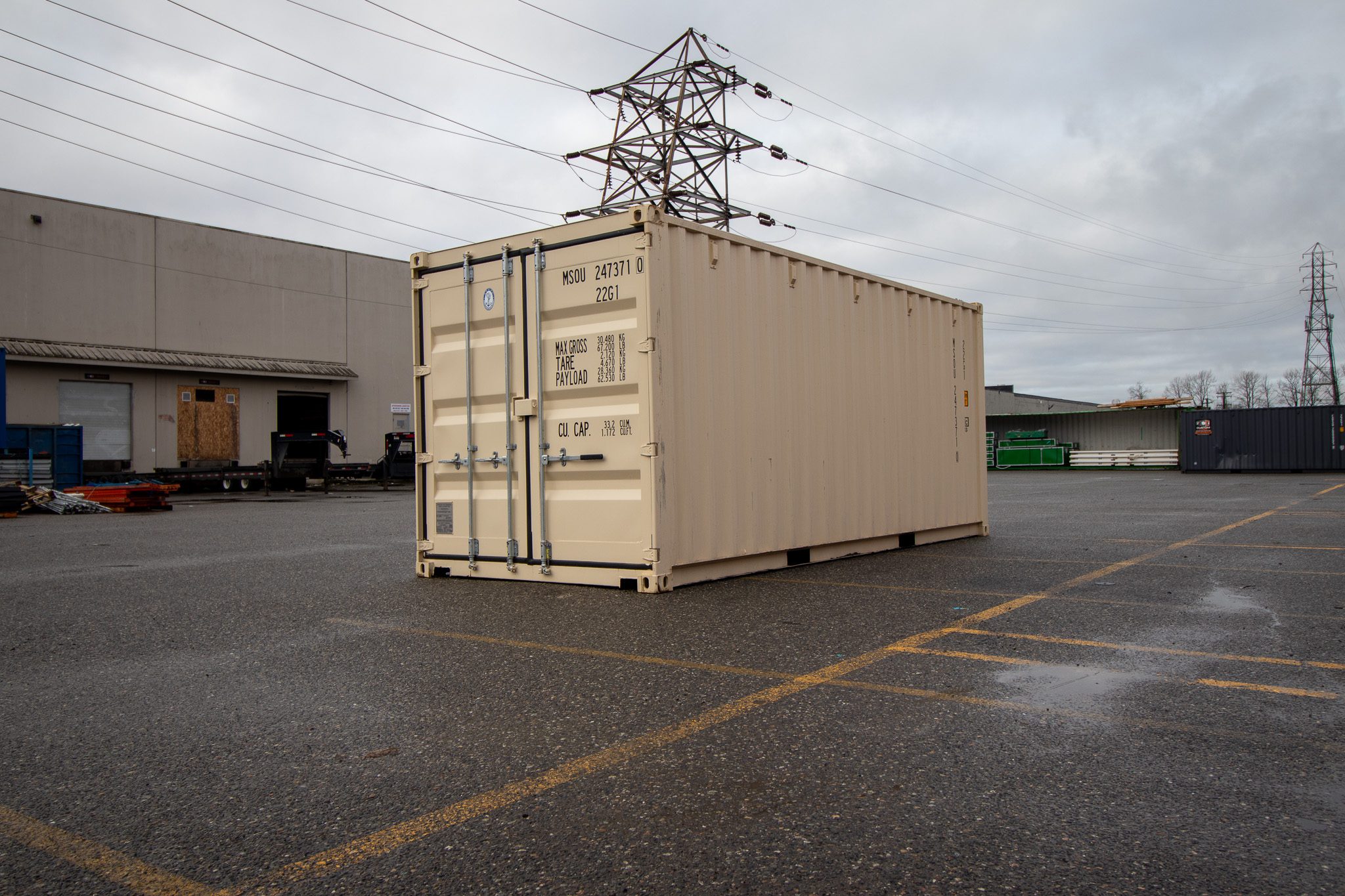 20’ New (1-trip) Side panel dents - Custom Cubes