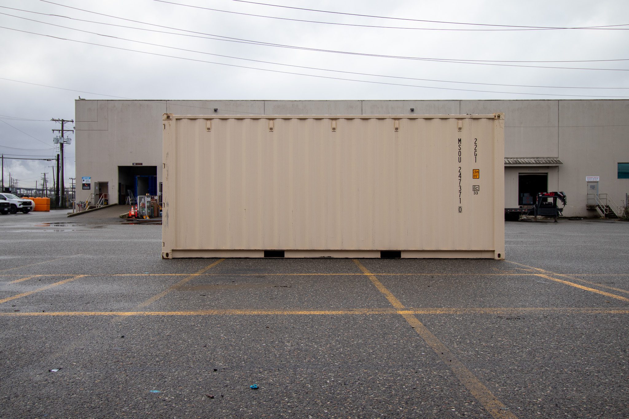 20’ New (1-trip) Side panel dents - Custom Cubes