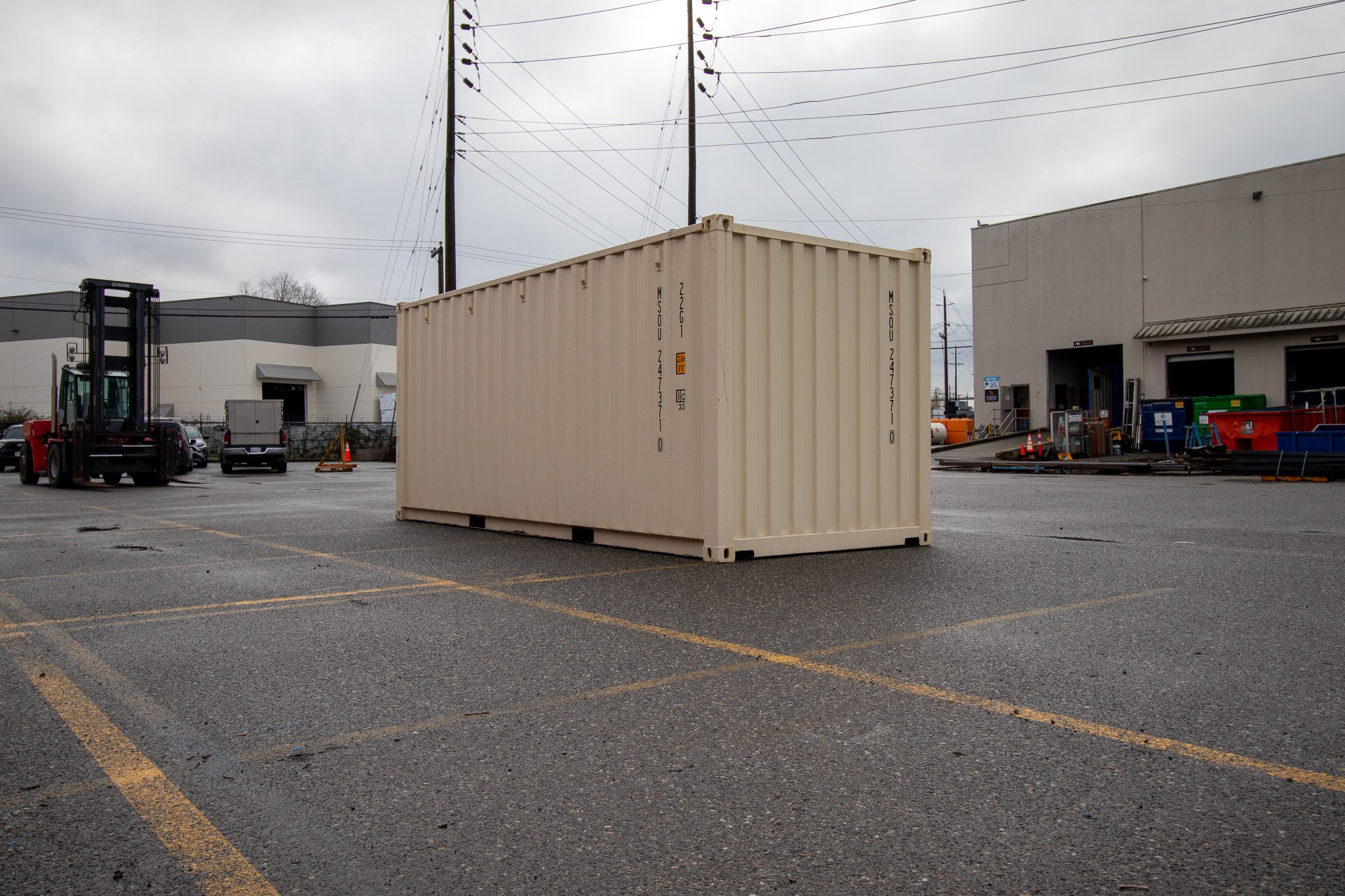 20’ New (1-trip) Side panel dents - Custom Cubes