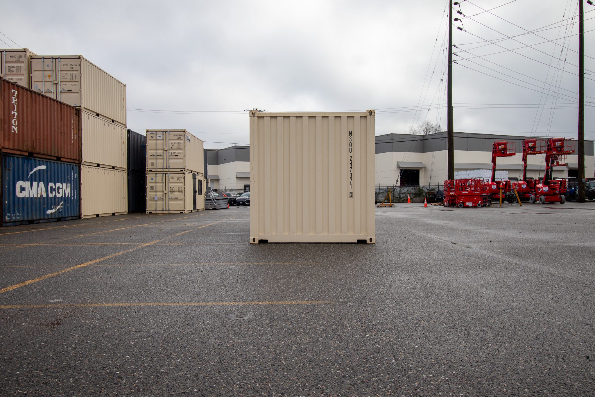 20’ New (1-trip) Side panel dents - Custom Cubes