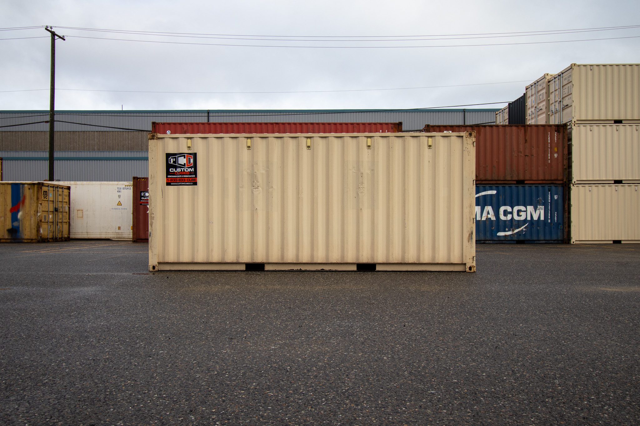 20’ New (1-trip) Side panel dents - Custom Cubes