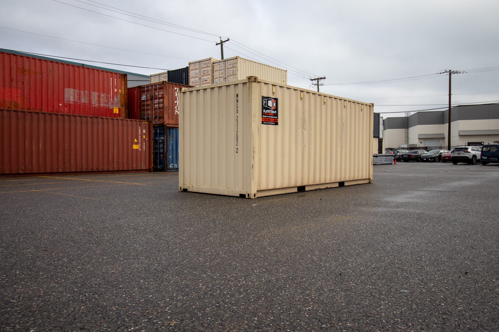 20’ New (1-trip) Side panel dents - Custom Cubes