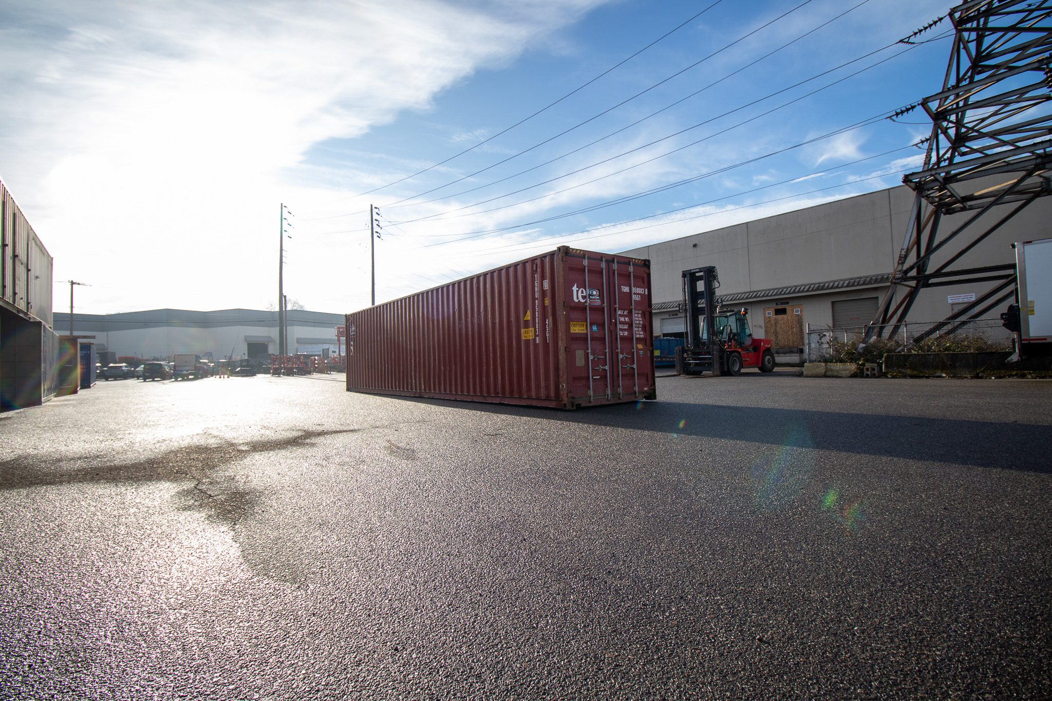40′ HC Used Container w/ floor DMG - Custom Cubes