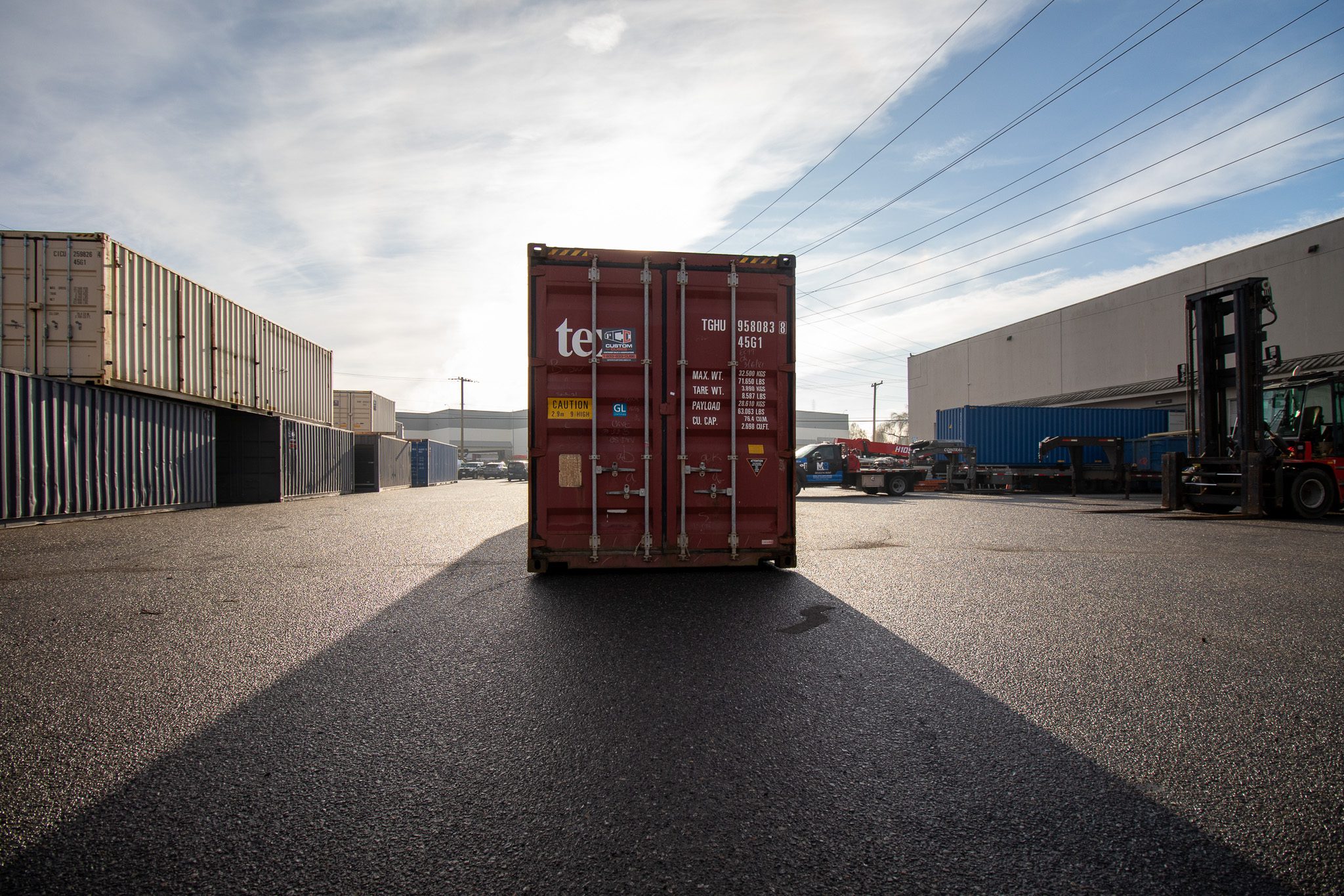 40′ HC Used Container w/ floor DMG - Custom Cubes
