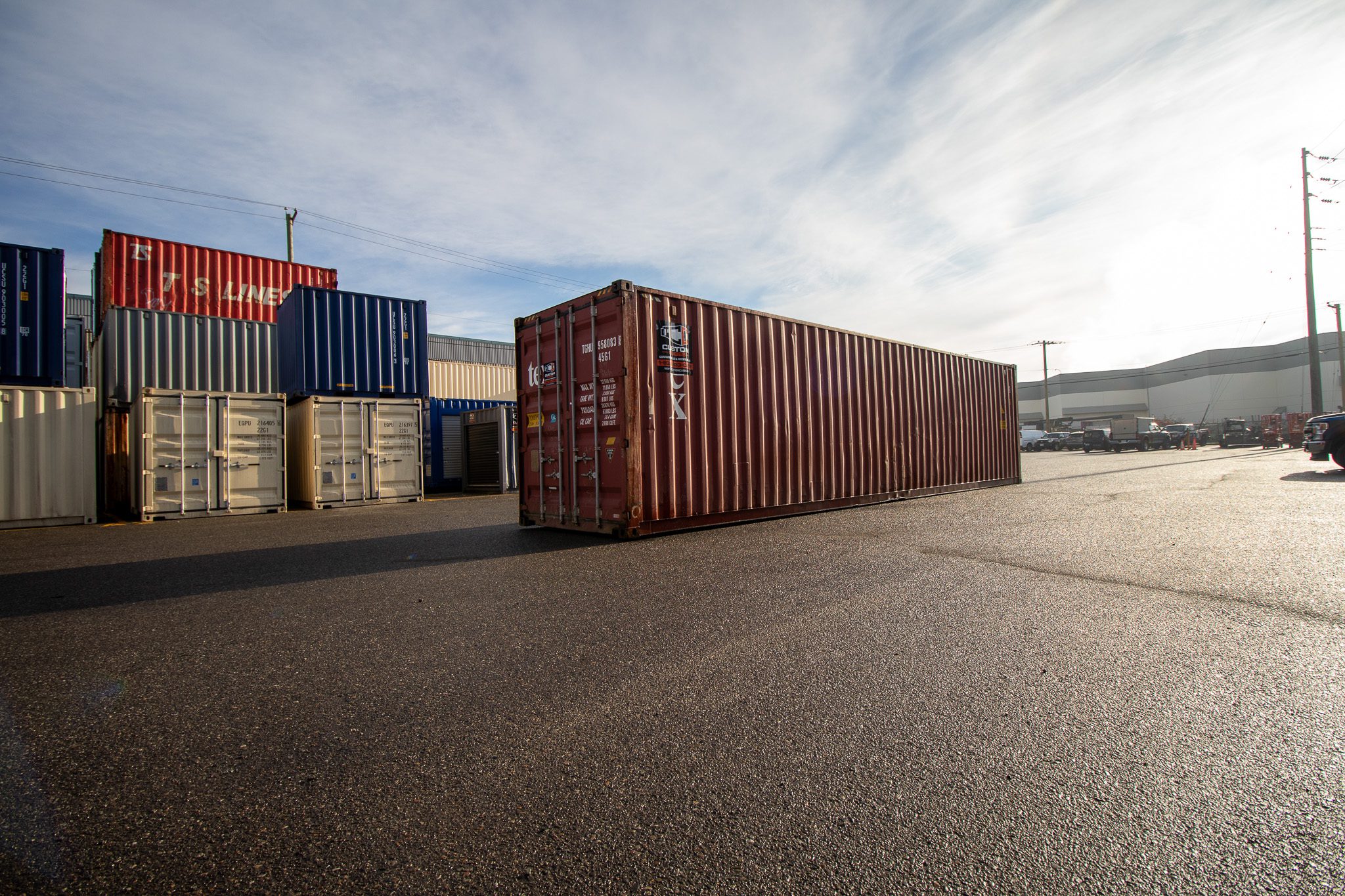 40′ HC Used Container w/ floor DMG - Custom Cubes