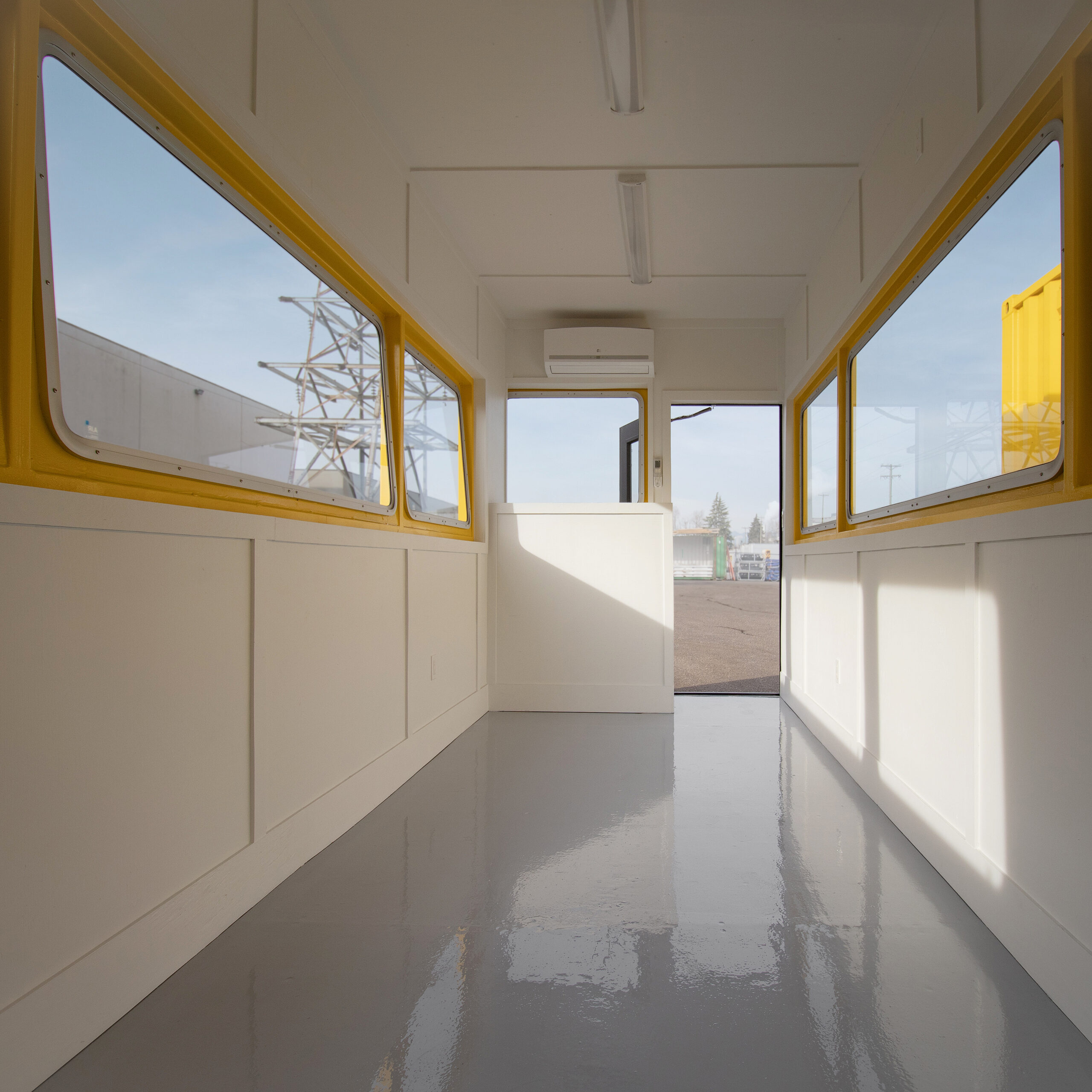 20’ HC Containers Converted into Barge-Mounted Control Centers - Custom Cubes